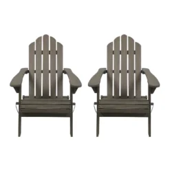 2pk Hazel Outdoor Acacia Wood Foldable Adirondack Chairs - Christopher Knight Home -Outdoor Living Shop GUEST 35555e8a 29c5 458a a1fd 0fbdd61b664d