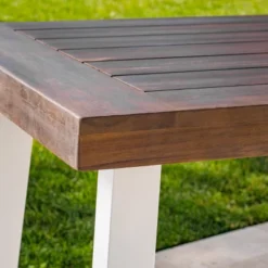 Della Rectangle Acacia Dining Table - Christopher Knight Home -Outdoor Living Shop GUEST 36c014d7 3e2e 43d6 9127 992b0fd8153b