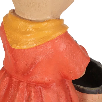 Christopher Knight Home 14" Wide Rafter Concrete Outdoor Novelty Rabbit Planter Brown/Orange 12 Christopher Knight Home 14" Wide Rafter Concrete Outdoor Novelty Rabbit Planter Brown/Orange - Image 10