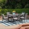 Westley 7pc Wicker Patio Dining Set - Gray - Christopher Knight Home -Outdoor Living Shop GUEST 383a7d06 e223 4038 bb26 4831eb273a9c
