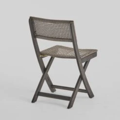 Hillside 3pc Wood And Wicker Foldable Bistro Set Dark Gray/Brown - Christopher Knight Home 9 Hillside 3pc Wood And Wicker Foldable Bistro Set Dark Gray/Brown - Christopher Knight Home -Outdoor Living Shop GUEST 38a50241 bf45 4729 8ec6 2f2701a37e49