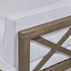 Brava 8pc Acacia Wood Sectional Sofa Set - Christopher Knight Home -Outdoor Living Shop GUEST 3a35fb4f c466 4e00 957d b9f071e1c78d