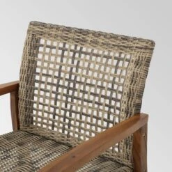 Hampton 4pk Wicker Mid-Century Club Chairs - Natural/Gray - Christopher Knight Home 10 Hampton 4pk Wicker Mid-Century Club Chairs - Natural/Gray - Christopher Knight Home -Outdoor Living Shop GUEST 3a78ce8c c9e4 4d34 9b8d 1457d3d1ff52