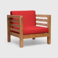 Oana Acacia Wood Club Chair - Christopher Knight Home -Outdoor Living Shop GUEST 3aafe935 d5c6 4697 af10 085bf025658e