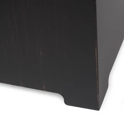 Wellington Outdoor Square Iron Tank Holder Side Table Brushed Brown - Christopher Knight Home 6 Wellington Outdoor Square Iron Tank Holder Side Table Brushed Brown - Christopher Knight Home - Image 4