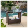 Bahama Wicker Bar Cart - Brown - Christopher Knight Home 1 Bahama Wicker Bar Cart - Brown - Christopher Knight Home -Outdoor Living Shop GUEST 3c25fc45 e336 4e5e b02e bae53ab5a3f8