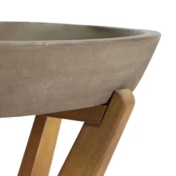 Yukon Patio Side Table - Teak/Light Gray - Christopher Knight Home -Outdoor Living Shop GUEST 3d4c667f ae7f 4793 bff7 2c50f91f944b