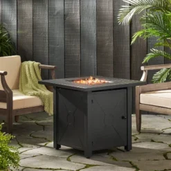 Elwick Outdoor 40000 BTU Iron Square Fire Pit Black - Christopher Knight Home 13 Elwick Outdoor 40000 BTU Iron Square Fire Pit Black - Christopher Knight Home -Outdoor Living Shop GUEST 3dc61d97 ae48 4006 8688 f5664e8d534f