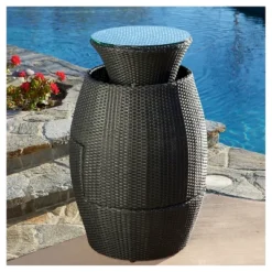 Kono 3pc Wicker Patio Chat Set - Black - Christopher Knight Home -Outdoor Living Shop GUEST 3e089a1e ca3d 4a3c bbd8 cc1afefbf92b