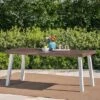 Della Rectangle Acacia Dining Table - Christopher Knight Home -Outdoor Living Shop GUEST 3e279517 519c 47c5 8ad4 e489c8723b2c