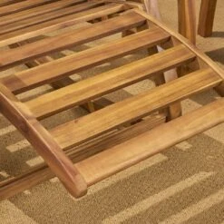 Sunview 3pc Acacia Wood Recliner Rocking Chair Set - Teak - Christopher Knight Home -Outdoor Living Shop GUEST 3e74276e 8514 4073 b210 4259e398d21a