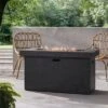 Custer Outdoor Rectangular Fire Pit - Gray - Christopher Knight Home -Outdoor Living Shop GUEST 3f3fa777 b58d 4dc3 9597 8cda55e45a26