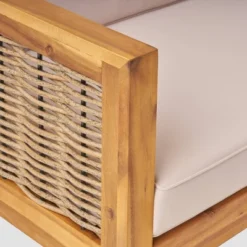 Linwood 3pc Wood And Wicker Sectional Sofa Set - Christopher Knight Home 11 Linwood 3pc Wood And Wicker Sectional Sofa Set - Christopher Knight Home -Outdoor Living Shop GUEST 3fd81636 b474 45ba 994c 6195df5c8e87