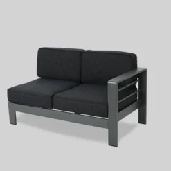 Cape Coral 5pc Aluminum Sofa Set With Cushions - Dark Gray - Christopher Knight Home 11 Cape Coral 5pc Aluminum Sofa Set With Cushions - Dark Gray - Christopher Knight Home -Outdoor Living Shop GUEST 3ff9cb17 d49f 4325 9c89 d26b04c72747