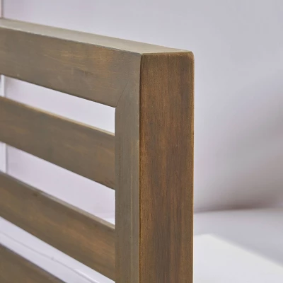 Oana 2pk Acacia Wood Club Chairs - Gray/White - Christopher Knight Home 5 Oana 2pk Acacia Wood Club Chairs - Gray/White - Christopher Knight Home - Image 3