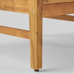 Illona 7pc Acacia Wood V-Shaped Sofa & Square Fire Table Set Teak/Crme/Light Gray- Christopher Knight Home -Outdoor Living Shop GUEST 43c86d72 a06d 40d5 a9f9 68e441d4e287