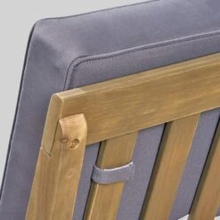 2pc Acacia Wood Patio Club Chairs - Gray - Christopher Knight Home -Outdoor Living Shop GUEST 44ef6722 fa12 4c1f 852b cdfc026dfef5