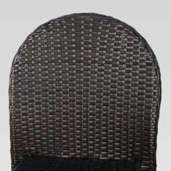 Aurora 4pk Wicker Stacking Chairs - Brown - Christopher Knight Home 9 Aurora 4pk Wicker Stacking Chairs - Brown - Christopher Knight Home -Outdoor Living Shop GUEST 450c0107 0b8b 4f52 a683 a307227e80ba