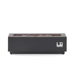 Wellington Outdoor 50000 BTU Rectangular Fire Pit Dark Gray - Christopher Knight Home -Outdoor Living Shop GUEST 476fbc8c b717 4f38 8013 7c70afe9c78d