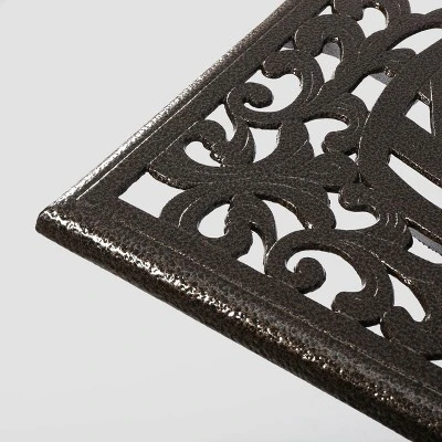 Phoenix Rectangle Cast Aluminum Table - Hammered Bronze - Christopher Knight Home 3 Phoenix Rectangle Cast Aluminum Table - Hammered Bronze - Christopher Knight Home