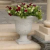 20" Wide Planter Urn Patio Moroccan Fiber Stone White - Christopher Knight Home -Outdoor Living Shop GUEST 47bebdc8 e60f 4916 a5be 29bfba00e64f