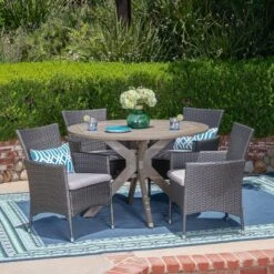 Cedros 5pc Acacia Wood And Wicker Dining Set - Christopher Knight Home 14 Cedros 5pc Acacia Wood And Wicker Dining Set - Christopher Knight Home -Outdoor Living Shop GUEST 4b064c68 961a 4aa6 8f3b 709cfc2295fa