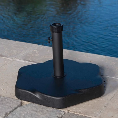 Hexagon 66-pound Patio Umbrella Base - Black - Christopher Knight Home 3 Hexagon 66-pound Patio Umbrella Base - Black - Christopher Knight Home