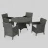 Cypress 5pc Round Wicker Patio Dining Set - Gray - Christopher Knight Home -Outdoor Living Shop GUEST 4b241c87 f0ad 48cd 9eb6 581b2541c852