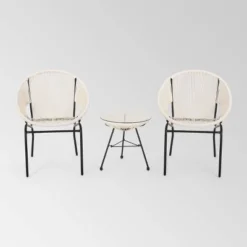 Nusa 3pc Faux Rattan Chat Set - Christopher Knight Home 15 Nusa 3pc Faux Rattan Chat Set - Christopher Knight Home -Outdoor Living Shop GUEST 4bfc06a5 1dee 42c5 8795 39987940c0f3