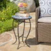 Han Ceramic Tile Side Table - Blue/White - Christopher Knight Home -Outdoor Living Shop GUEST 4f925fc2 1985 4c29 9258 925a633e44f6