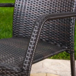 Alexandria 7pc Wicker Dining Set - Multibrown - Christopher Knight Home -Outdoor Living Shop GUEST 4fb002bb 5b61 4902 a460 855139d4631f