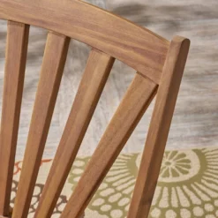 Sunview 2pk Acacia Wood Recliner Rocking Chairs - Teak - Christopher Knight Home -Outdoor Living Shop GUEST 5022dcb2 a8d8 4c17 b57f 0261b31d8958