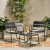 Cowan 3pc Iron Modern Chat Set - Christopher Knight Home 2 Cowan 3pc Iron Modern Chat Set - Christopher Knight Home -Outdoor Living Shop GUEST 50535590 0955 42e8 a7c1 dbf7103d3e59