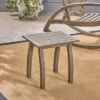 Selma Acacia Accent Table - Gray - Christopher Knight Home 2 Selma Acacia Accent Table - Gray - Christopher Knight Home -Outdoor Living Shop GUEST 5160e127 c2f6 457b 93ad a0ad3f235c3d