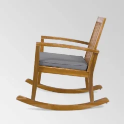 Montrose Acacia Wood Patio Rocking Chair Teak - Christopher Knight Home 7 Montrose Acacia Wood Patio Rocking Chair Teak - Christopher Knight Home -Outdoor Living Shop GUEST 51f60ac2 0de2 4414 8c69 7985415abdf2