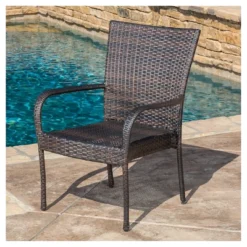 Delani 7pc Wicker Patio Dining Set - Brown - Christopher Knight Home 7 Delani 7pc Wicker Patio Dining Set - Brown - Christopher Knight Home -Outdoor Living Shop GUEST 525bd0a1 0cc7 4885 b94a e0a51272ce2f