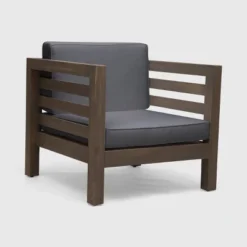 Oana Acacia Wood Club Chair - Christopher Knight Home -Outdoor Living Shop GUEST 52a111b2 cf86 4d3d aa1f ba1e93a3e9af