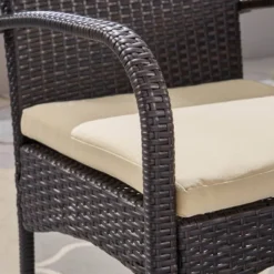 Clayton 7pc Acacia Wood & Iron Dining Set - Teak/Brown/Cream - Christopher Knight Home 8 Clayton 7pc Acacia Wood & Iron Dining Set - Teak/Brown/Cream - Christopher Knight Home -Outdoor Living Shop GUEST 55472332 3a02 48d2 881e d1f21813339f