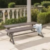 Rolando 2pk Aluminum Outdoor Patio Dining Bench - Brown - Christopher Knight Home -Outdoor Living Shop GUEST 5652223c 53f4 4579 92fe 61a368f4f195