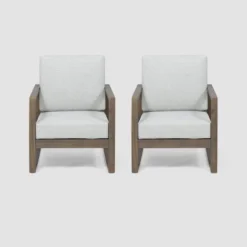 Belgian 2pk Acacia Wood Club Chair - Christopher Knight Home -Outdoor Living Shop GUEST 565b8741 157e 49b1 9d1b 4ef5d8a68ec1