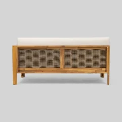 Linwood 3pc Wood And Wicker Sectional Sofa Set - Christopher Knight Home 13 Linwood 3pc Wood And Wicker Sectional Sofa Set - Christopher Knight Home -Outdoor Living Shop GUEST 56608f82 7ae8 4edf 895c 08d10c4740d6