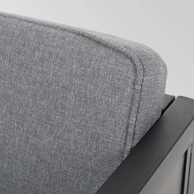 Jax Set Of 2 Faux Wood Club Chairs - Gray/Black - Christopher Knight Home 6 Jax Set Of 2 Faux Wood Club Chairs - Gray/Black - Christopher Knight Home - Image 4