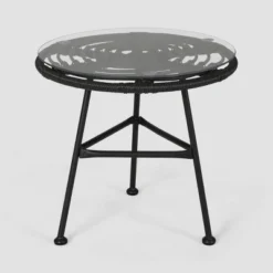 3pc Pigment Iron Modern Boho Chat Set Gray - Christopher Knight Home -Outdoor Living Shop GUEST 56f8df43 dbd7 40ff 9c83 453d9f92b669