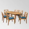 Pines 7pc Acacia Oval Wood Dining Set - Christopher Knight Home -Outdoor Living Shop GUEST 57ad1b98 4b63 4b98 b711 2c2c1fdc31e5