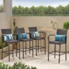 Delfina 4pk Wicker Barstool - Brown - Christopher Knight Home 2 Delfina 4pk Wicker Barstool - Brown - Christopher Knight Home -Outdoor Living Shop GUEST 589e8266 8ed9 448e a9c2 34858ac79f1f