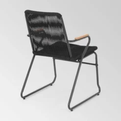 Moonstone 3pc Rope Weave Modern Chat Set - Black - Christopher Knight Home -Outdoor Living Shop GUEST 59cb02e4 9ce5 4f55 9f1d f44807cd985b