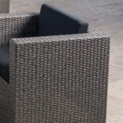 Puerta 6pc Wicker L-Shaped Sectional Sofa Set - Black/Gray - Christopher Knight Home -Outdoor Living Shop GUEST 5a27a98b e5e9 4432 af1b bac0e5c519f0