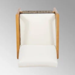 Nova 2pk Acacia Wood Club Chairs - Teak/Gray/Beige - Christopher Knight Home -Outdoor Living Shop GUEST 5e0f65e9 a63c 4a7d a3e7 db35662bf623