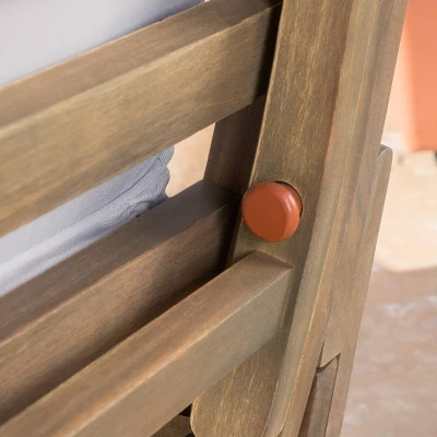 Ottavio Acacia Wood Outdoor Patio Daybed - Gray - Christopher Knight Home 4 Ottavio Acacia Wood Outdoor Patio Daybed - Gray - Christopher Knight Home - Image 2