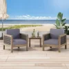 Linwood 2pk Outdoor Acacia Wood Club Chairs With Wicker Accents - Gray/Dark Gray - Christopher Knight Home -Outdoor Living Shop GUEST 61895442 1588 4495 9423 9c2e6dcfa9cd